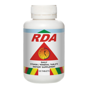 RDA Multivitamins & Minerals 120 Tablets