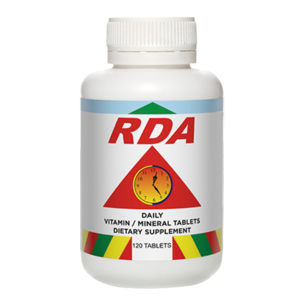 RDA Multivitamins & Minerals 120 Tablets